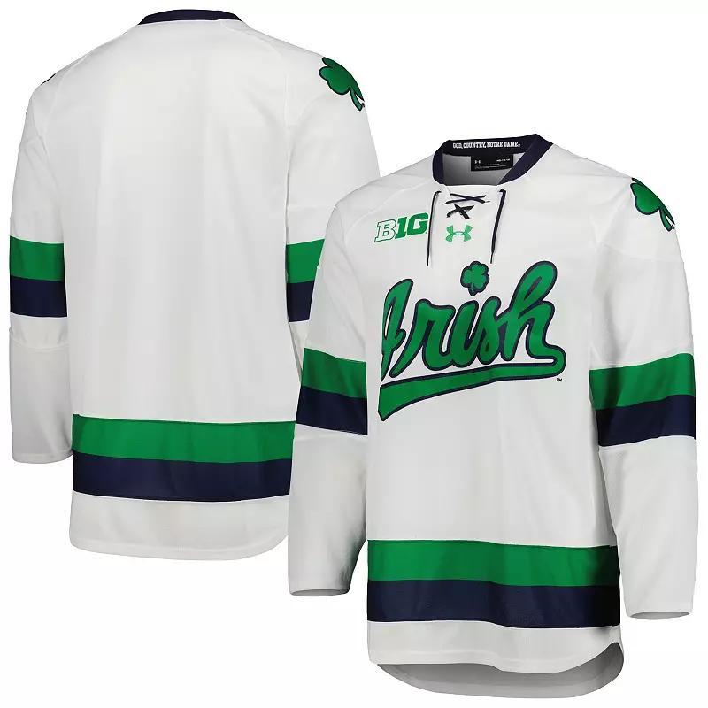 Mens Under Armour Notre Dame Fighting Irish Team Replica Hockey Jersey Product Image