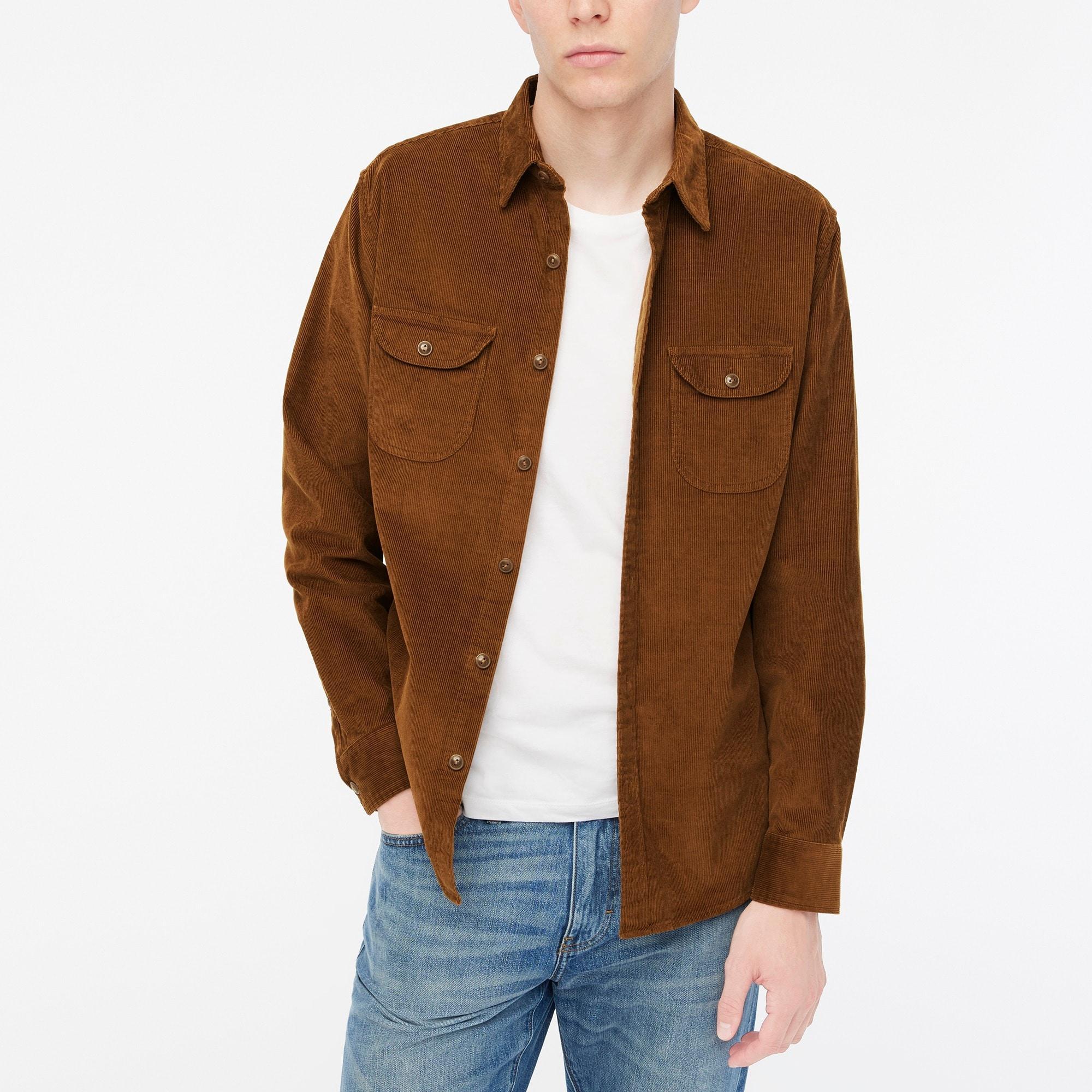 Classic corduroy workshirt Product Image