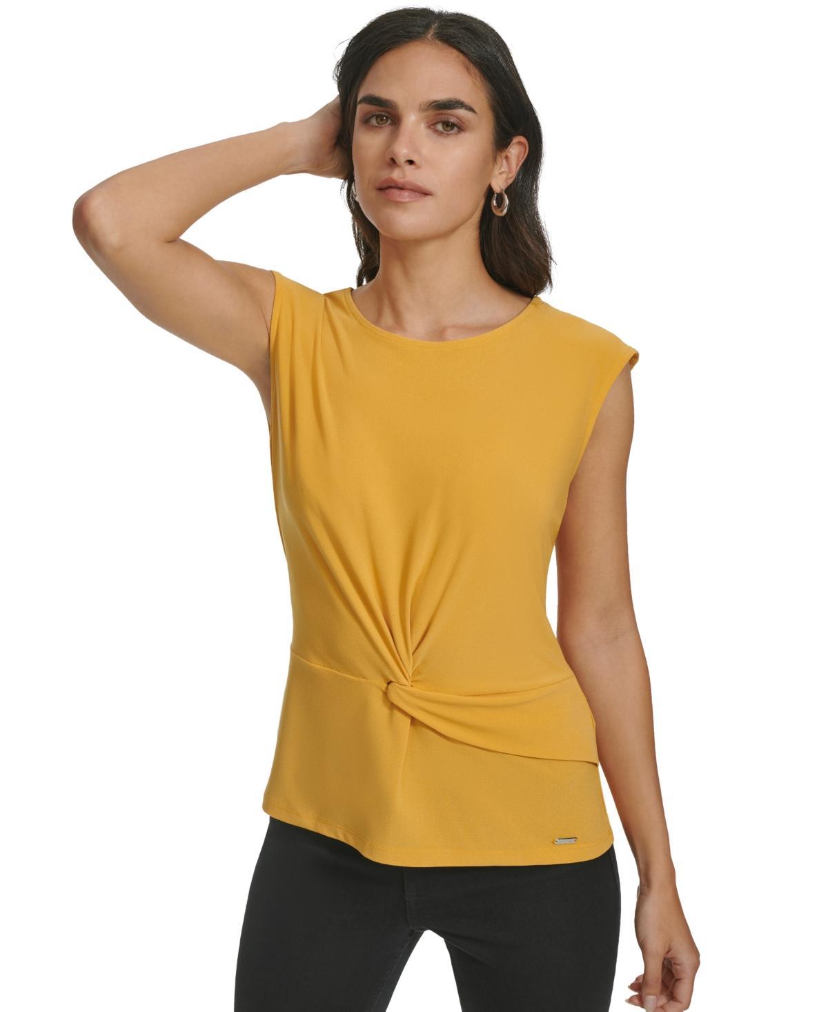 Women's Twist-Front Sleeveless Top Product Image