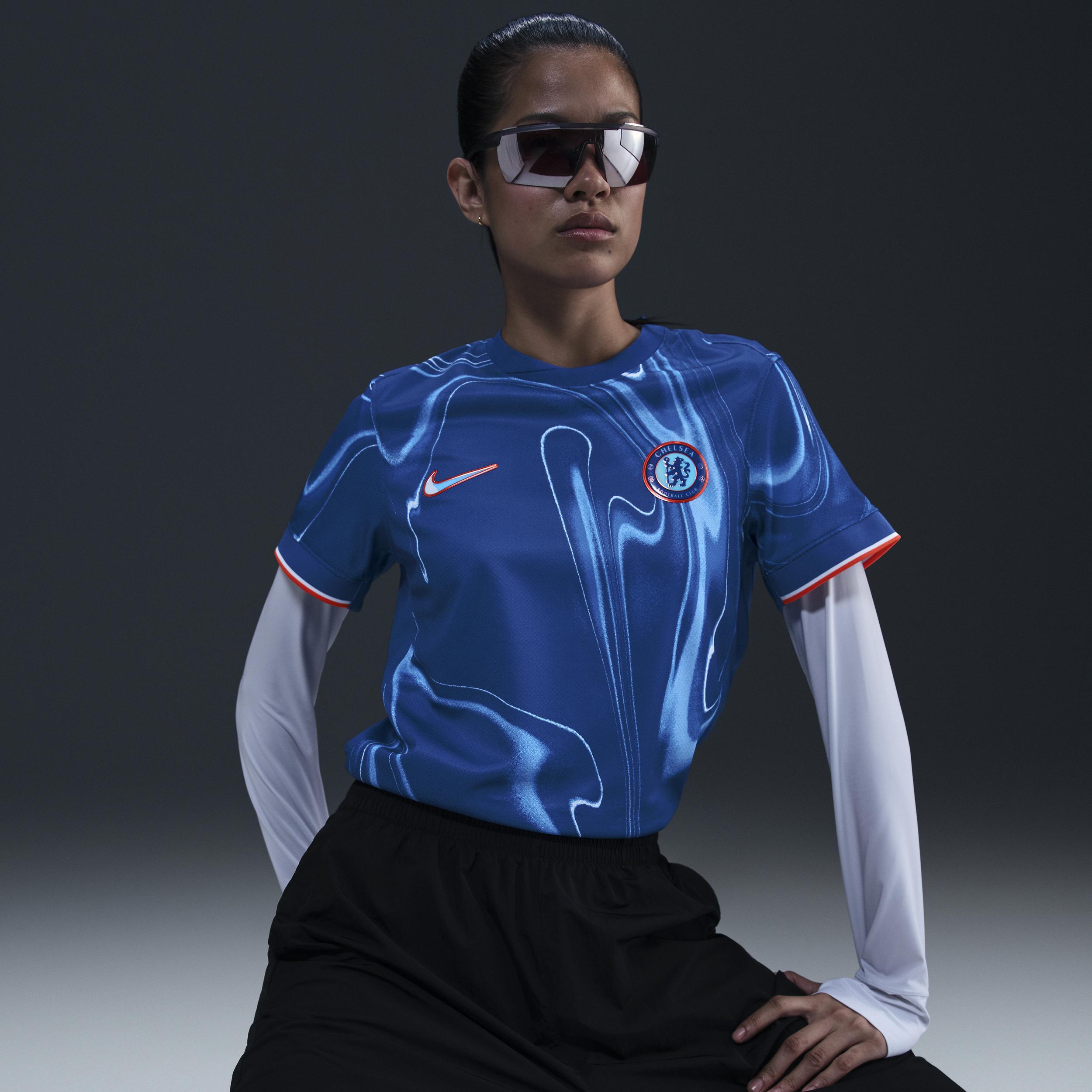 Chelsea FC 2024 Stadium Home Nike Women's Dri-FIT Soccer Replica Jersey Product Image