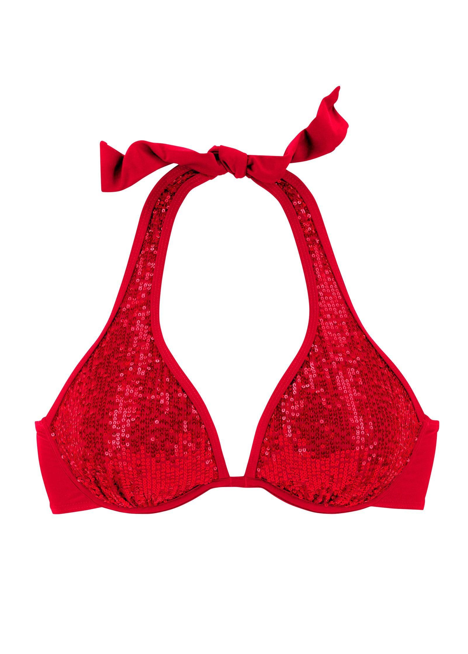 Underwire Bikini Top - Red Product Image