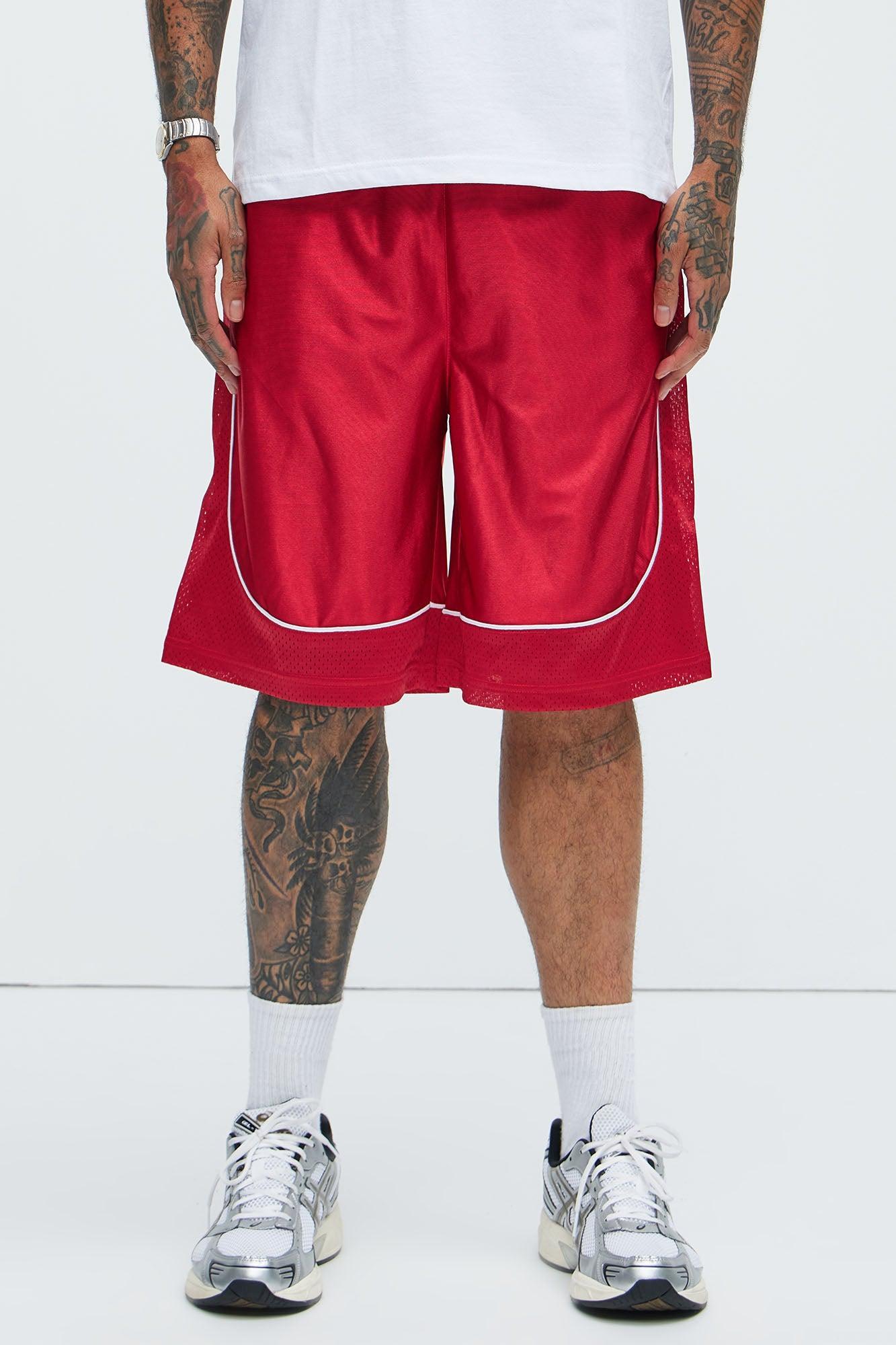 Game Time Mesh Shorts - Red Product Image