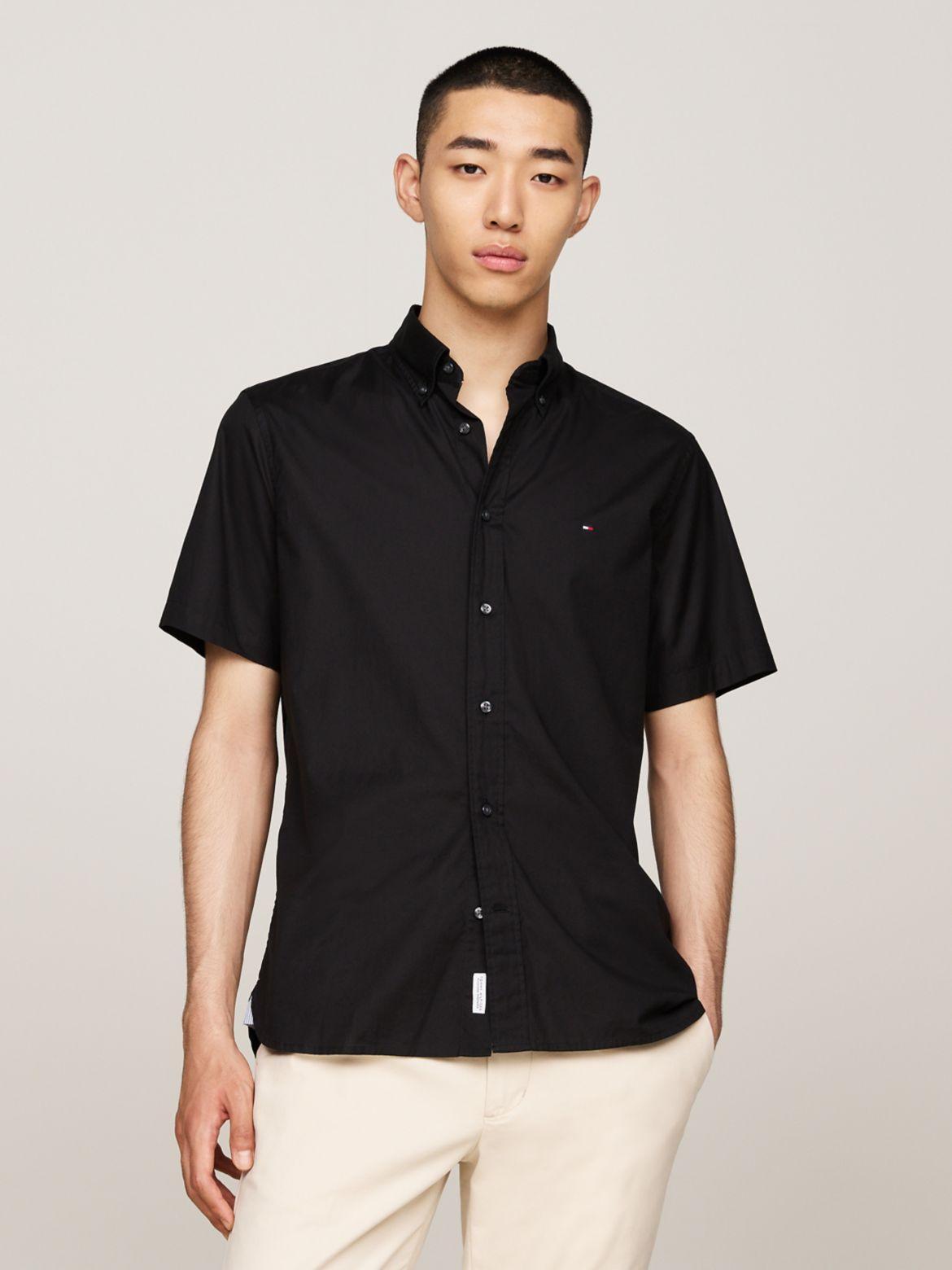 Tommy Hilfiger Men's Regular Fit THFlex Poplin Shirt Product Image