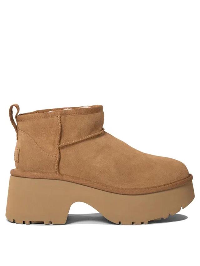 UGG Mini Nw Heights Suede Ankle Booties In Che Product Image