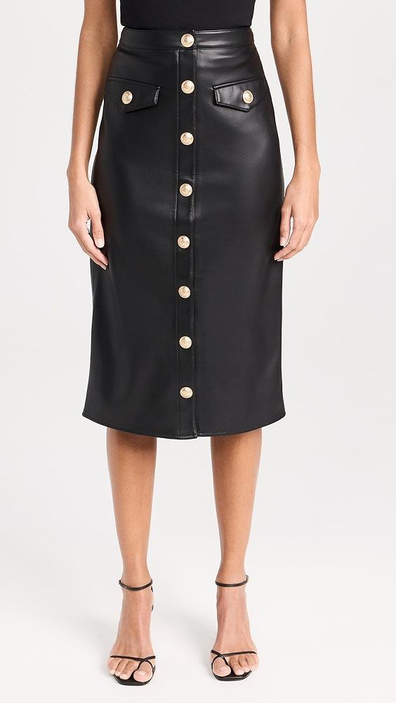 L'AGENCE Milann Midi Skirt | Shopbop Product Image