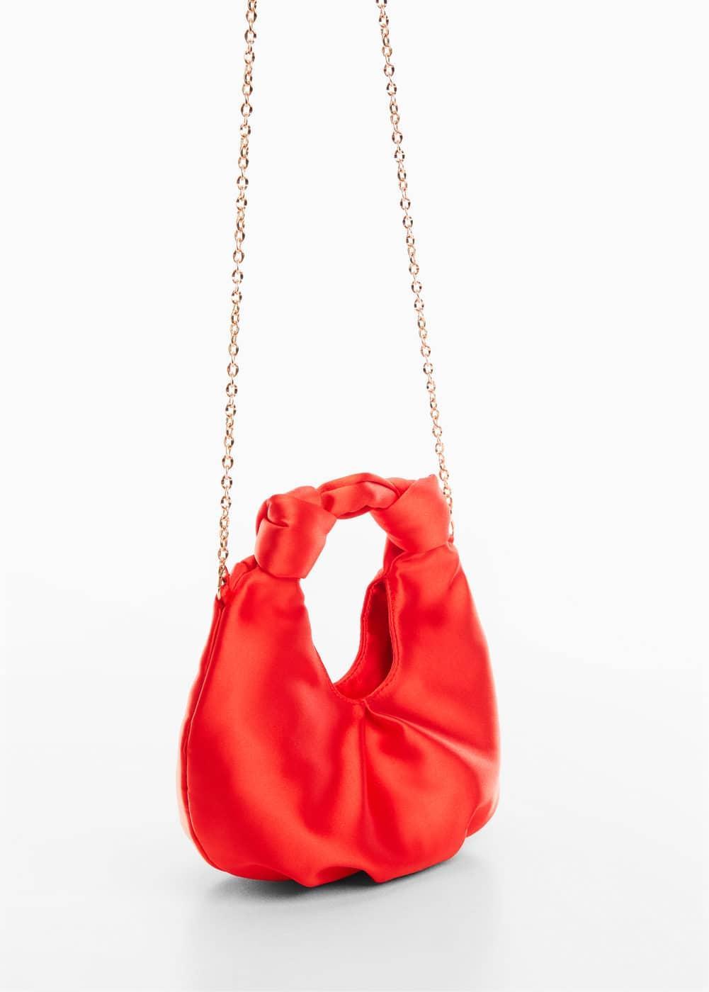 MANGO - Satin handbag - One size - Women Product Image