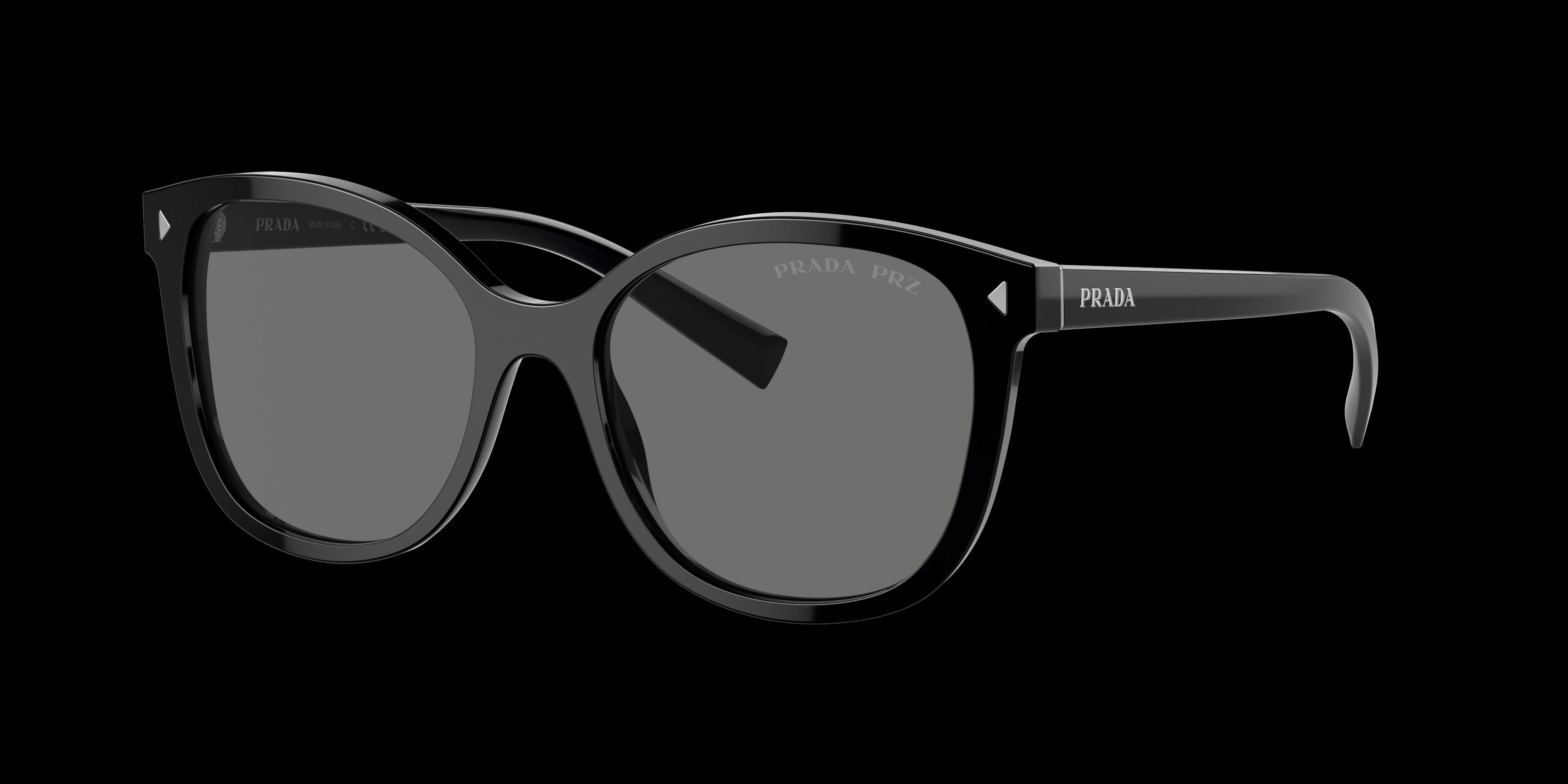 Prada Woman Sunglass PR 22ZSF -  Frame color: Black, Lens color: Polar Dark Grey Product Image