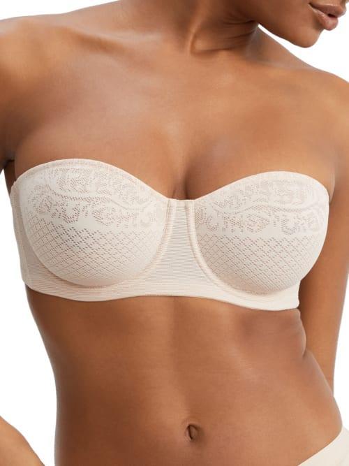 Womens Visual Effects Strapless Minimizer Bra Product Image