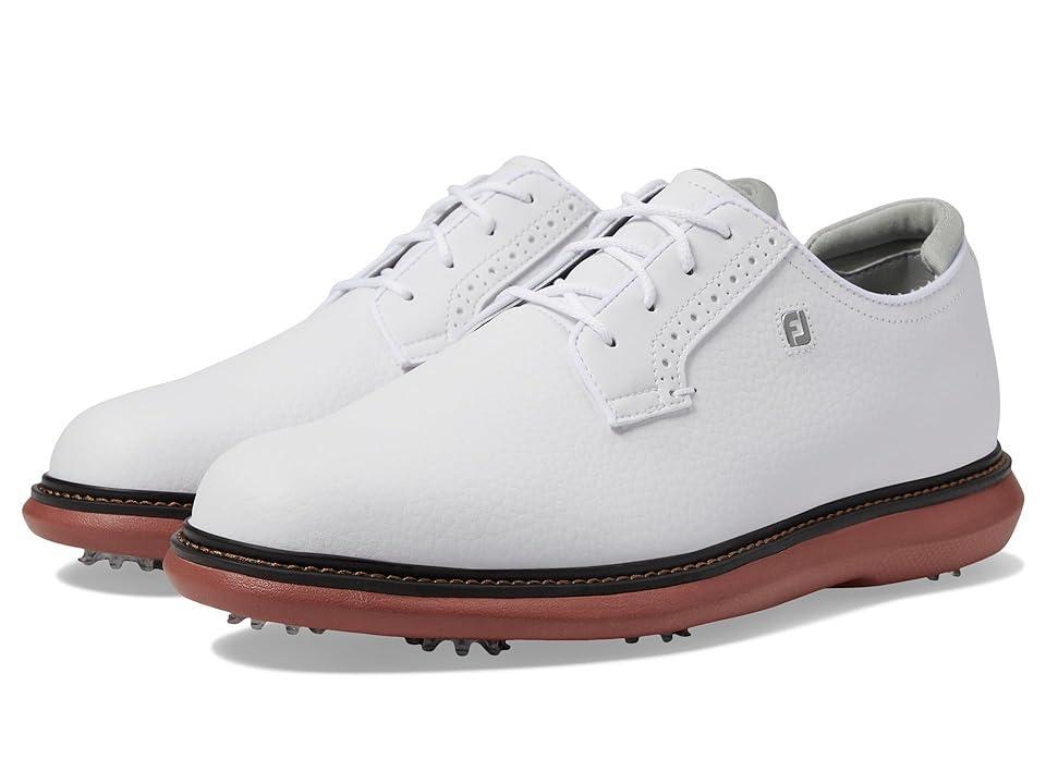 FootJoy Traditions Blucher Golf Shoes Brick) Men's Shoes Product Image