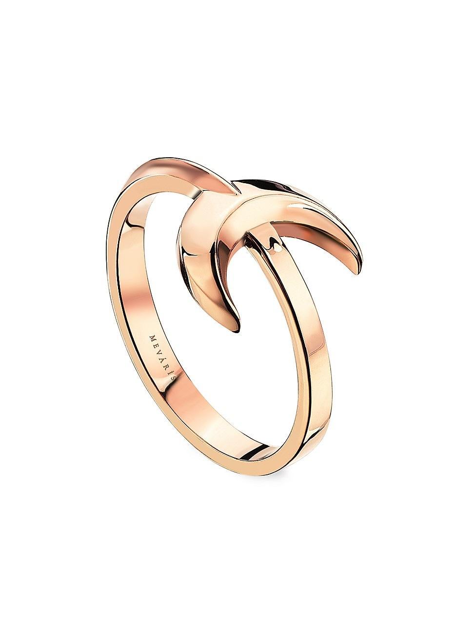 Womens High Moon Mini 18K Rose Gold Ring Product Image