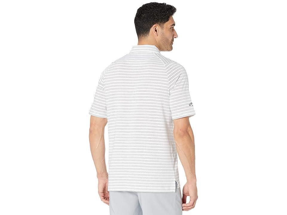 Callaway Fine Line Ventilated Stripe Polo (Bright ) Men's Clothing Product Image