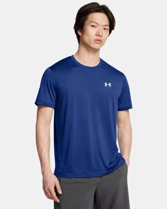 Under Armour Mens Under Armour Launch Short Sleeve T-Shirt - Mens White/White Product Image