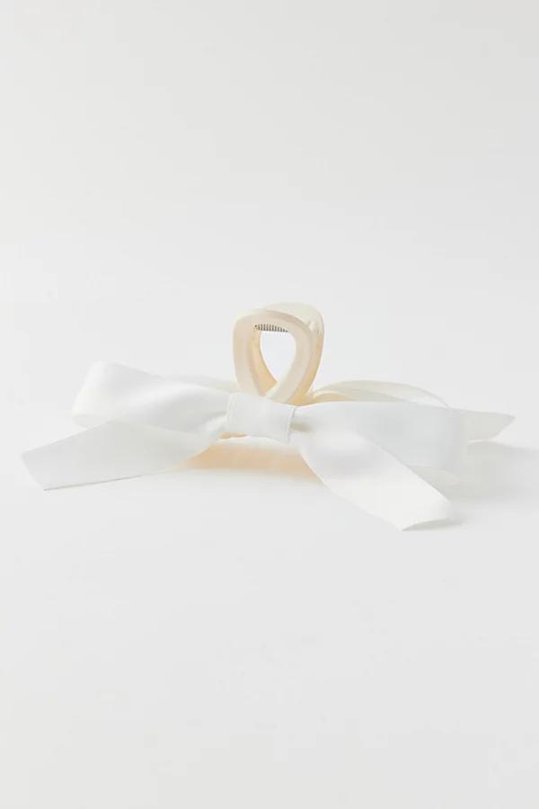 Ribbon Bow Claw Clip Womens at Urban Outfitters Product Image