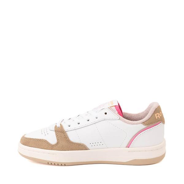 Womens Reebok Phase Court Athletic Shoe - White / Oat / Chalk Product Image