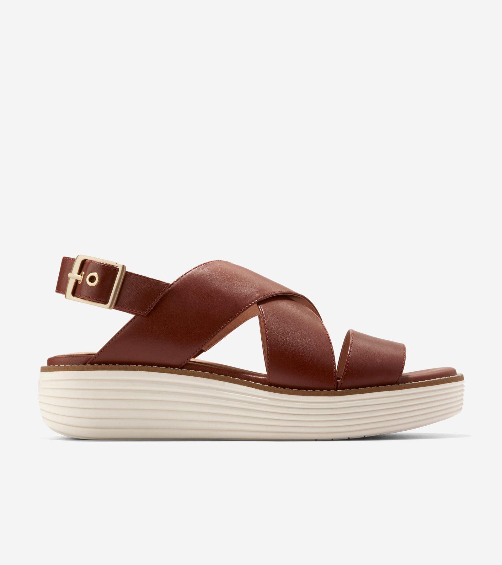 Cole Haan Womens Originalgrand Slingback Platform Sandals - Cuoio Product Image