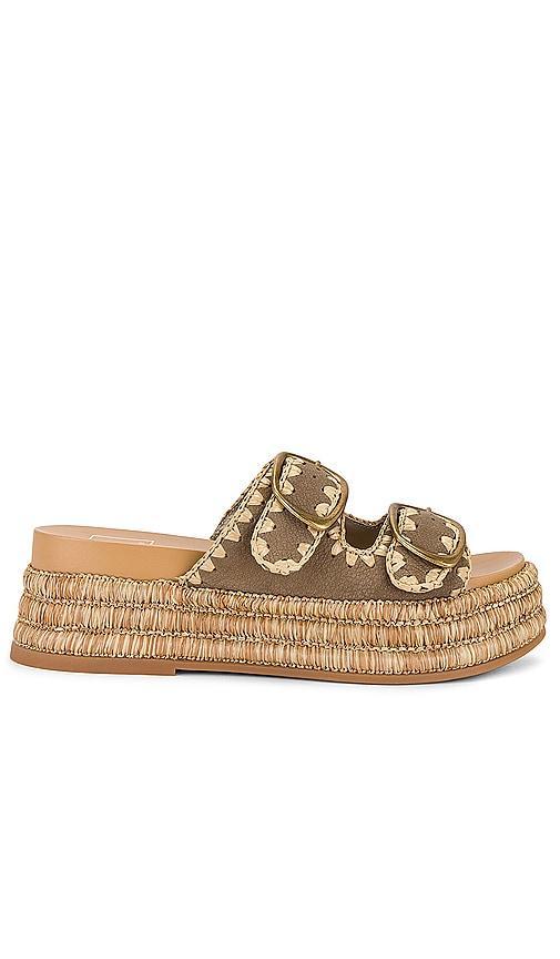 Dolce Vita Womens Wanika Double Buckle Espadrille Platform Sandals Product Image