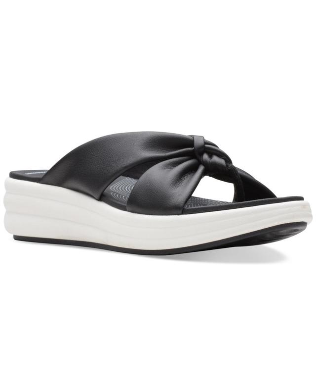 Clarks Womens Cloudsteppers Drift Ave Slip-On Wedge Sandals Product Image