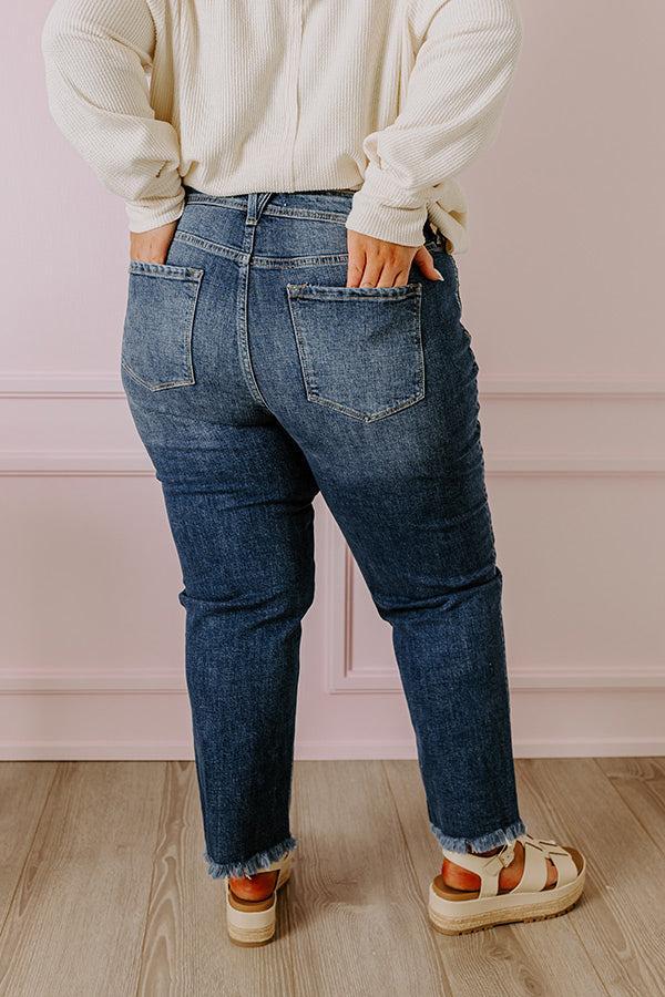 KanCan Kim High Waist Straight Leg Jean Curves Product Image