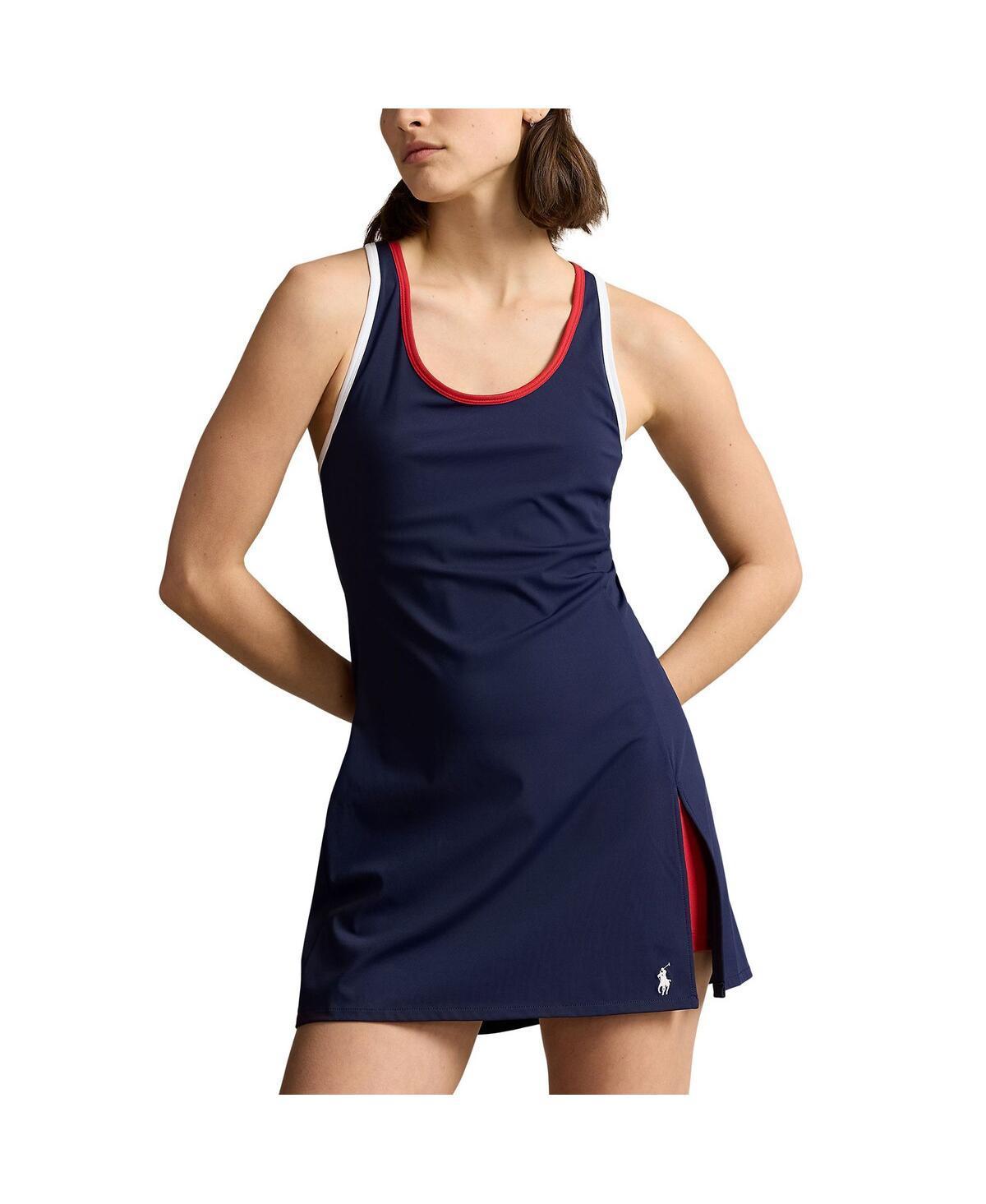 Polo Ralph Lauren Womens Navy Team Usa 2024 Summer Olympics Villagewear Performance Sleeveless Tank Dress Product Image