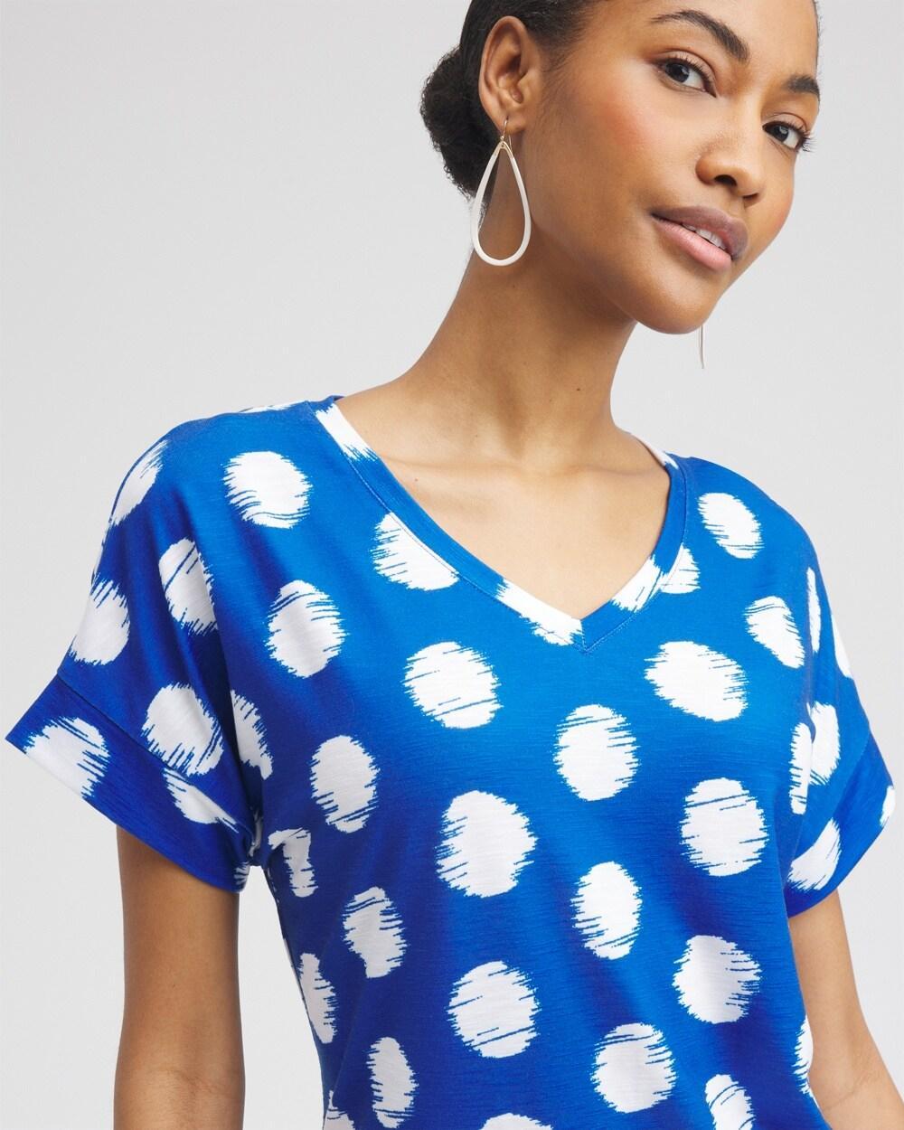 Zenergy® Dots Drop Shoulder Tee Product Image