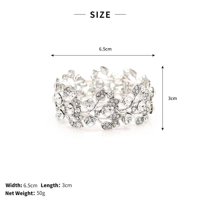 Rhinestone Open Bangle Product Image