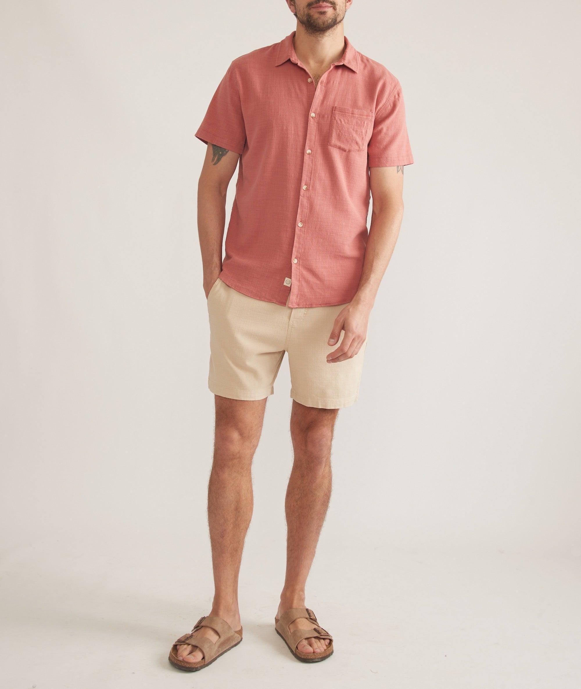 Stretch Selvage Short Sleeve Shirt Product Image