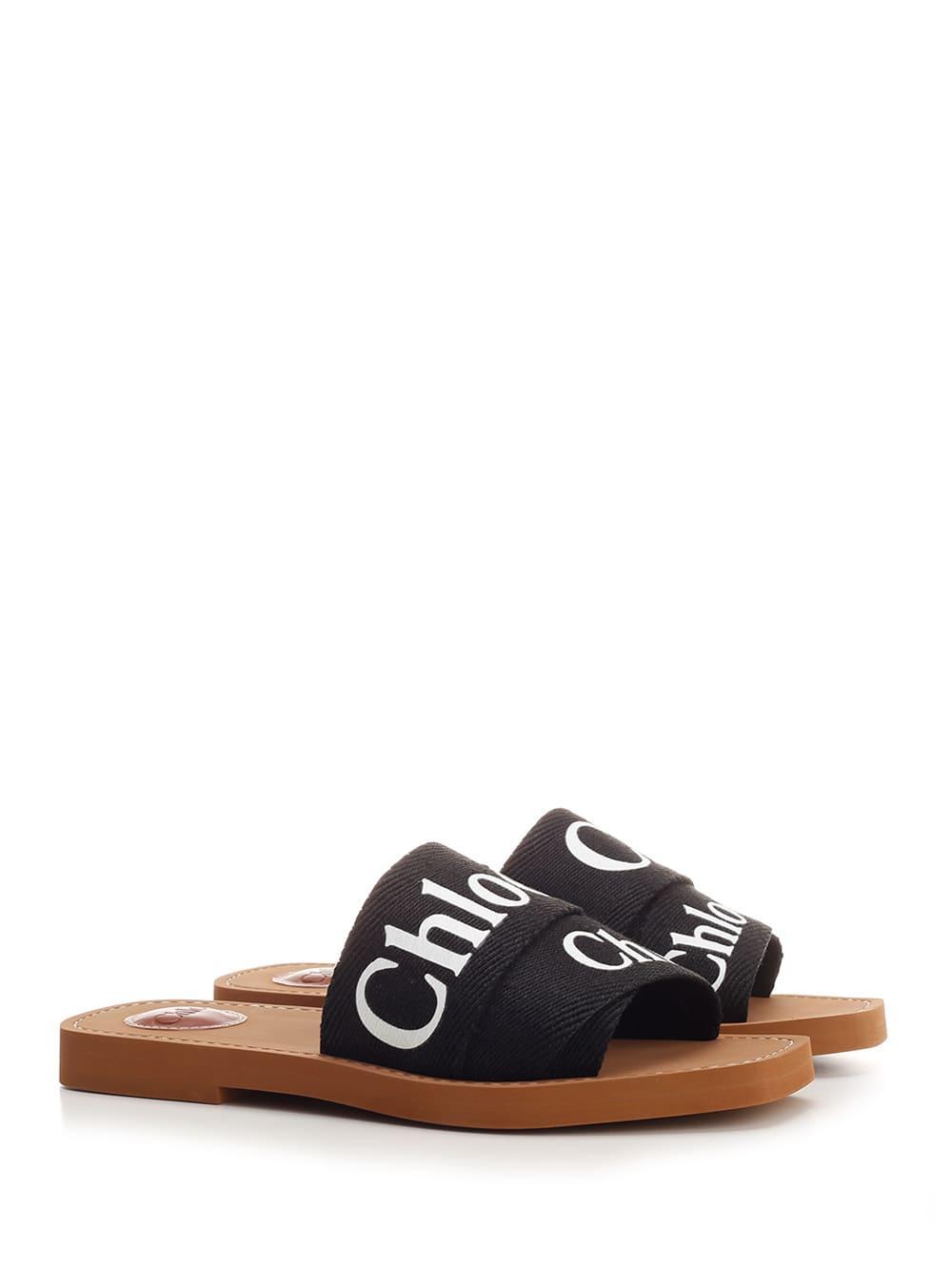 Woody Sandals In Black Product Image