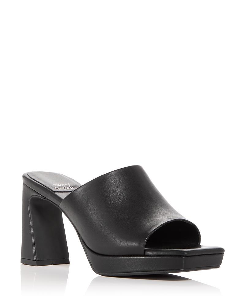 Caviar Platform Slide Sandal In Black Product Image