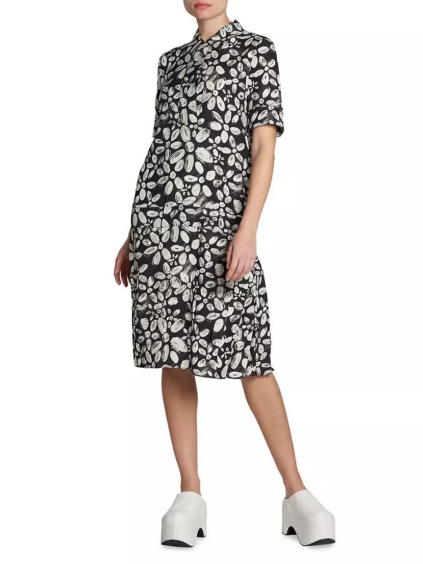 Petal Polo Midi-Dress Product Image