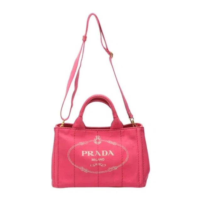 Canapa Blue - Jeans Tote Bag () In Pink Product Image