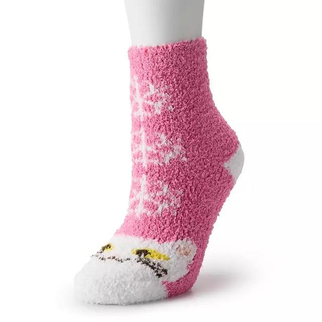 Womens Shine Cat Cozy Slipper Socks Product Image