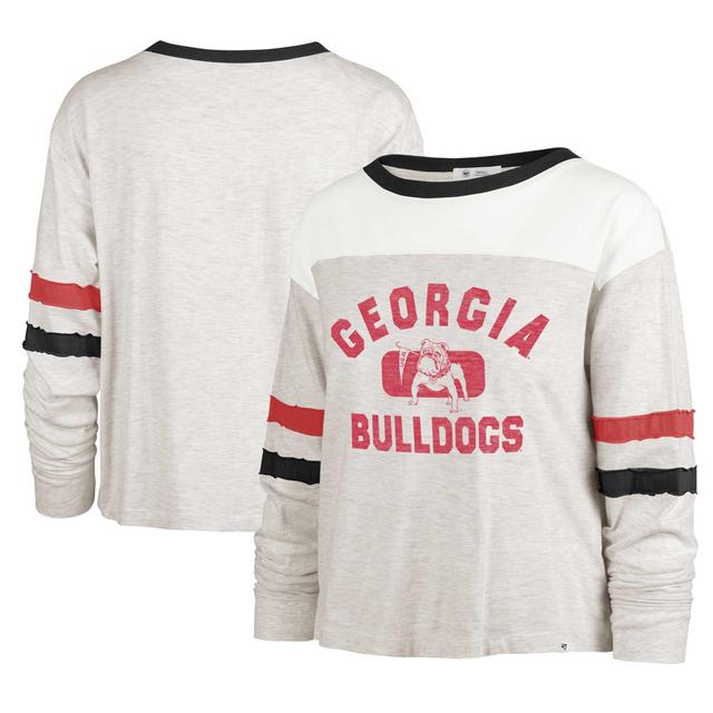 Womens 47 Oatmeal Georgia Bulldogs Vault All Class Lena Long Sleeve T-Shirt Product Image