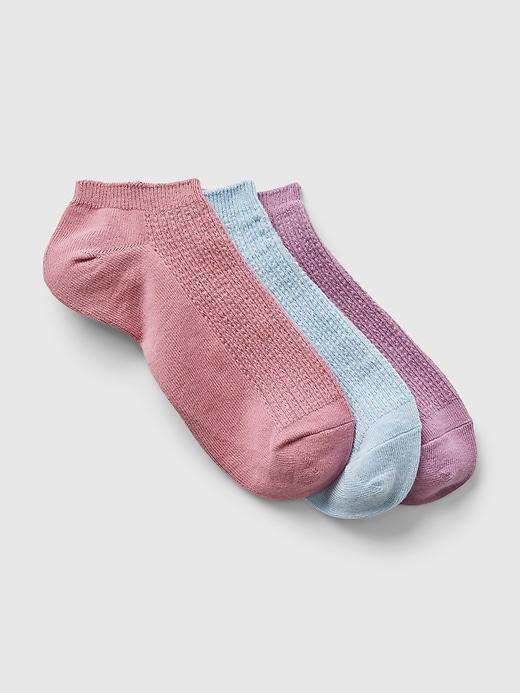 Pointelle Ankle Socks (3-Pack) Product Image