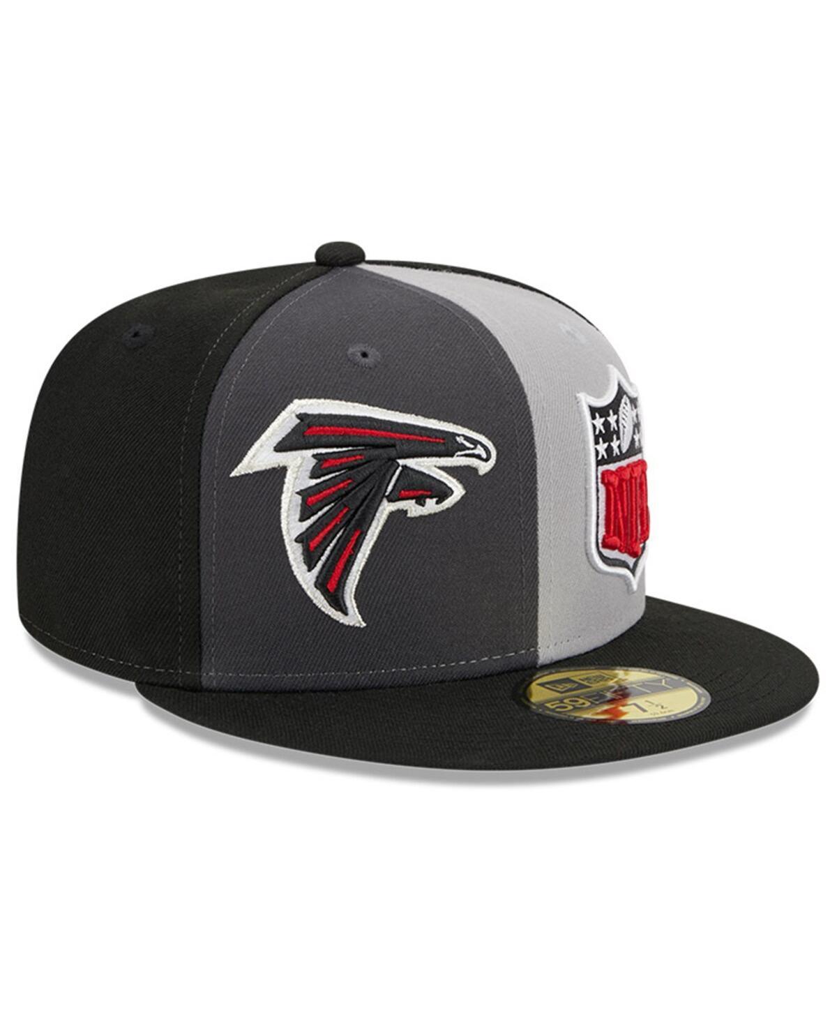 Mens New Era Gray/Black Atlanta Falcons 2023 Sideline 59FIFTY Fitted Hat Product Image