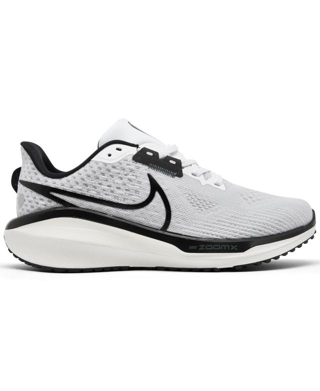 NIKE Women's Vomero 17 Road Running Sneakers From Finish Line In White/black/pure Platinum Product Image