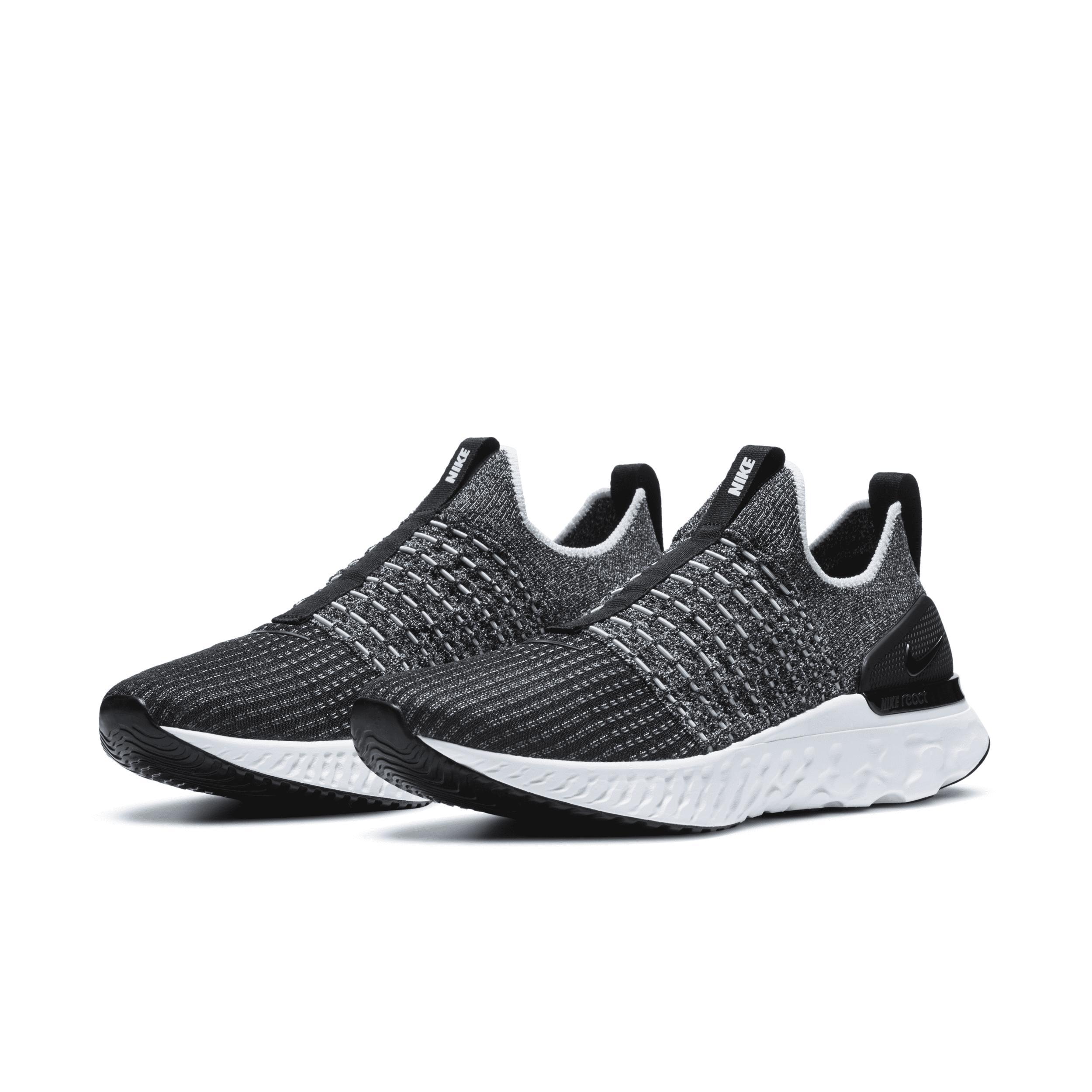 Nike Mens Nike React Phantom - Mens Running Shoes Black/White Product Image