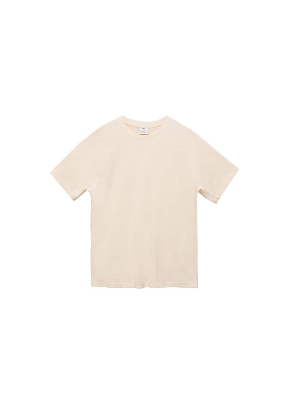 Relaxed fit cotton t-shirt - Men | MANGO USA Product Image