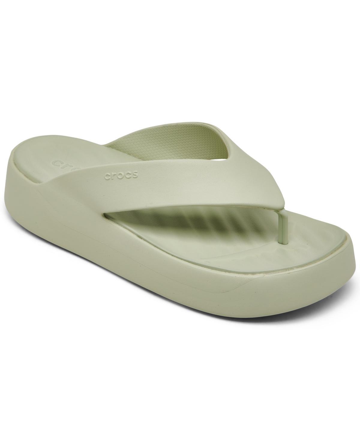 Crocs Womens Getaway Platform Casual Flip-Flop Sandals from Finish Line Product Image