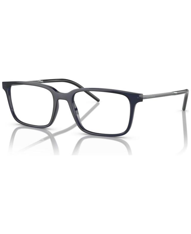 Dolce&Gabbana Mens Eyeglasses, DG5099 - Transparent Blue Product Image