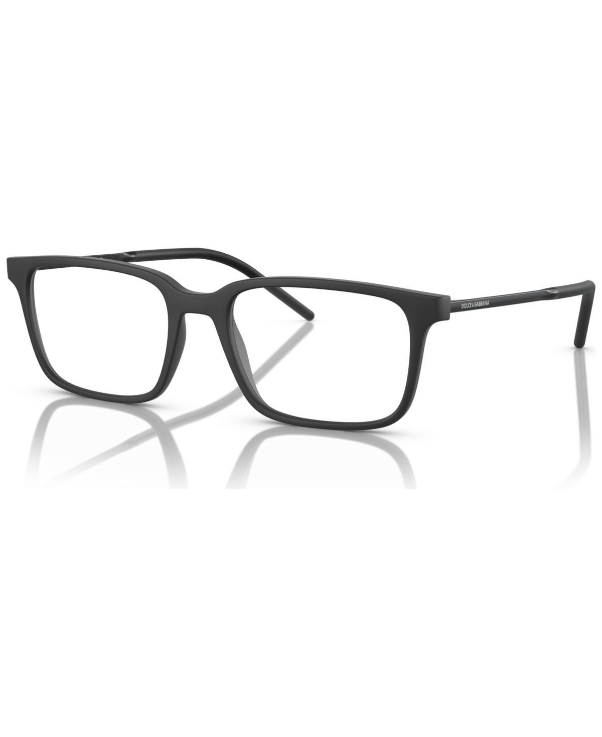 Dolce&Gabbana Mens Eyeglasses, DG5099 - Transparent Blue Product Image