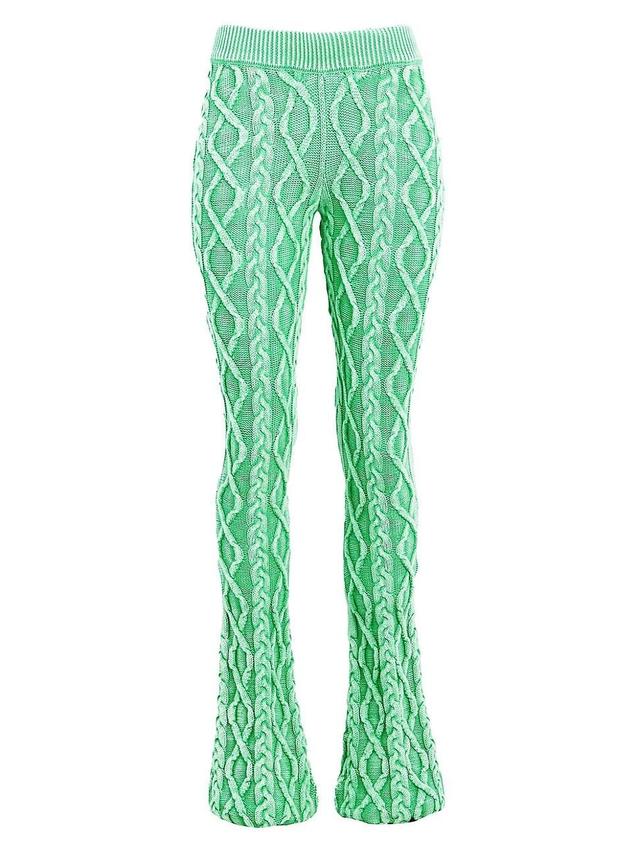 Womens Kitt Cable Knit Pants Product Image