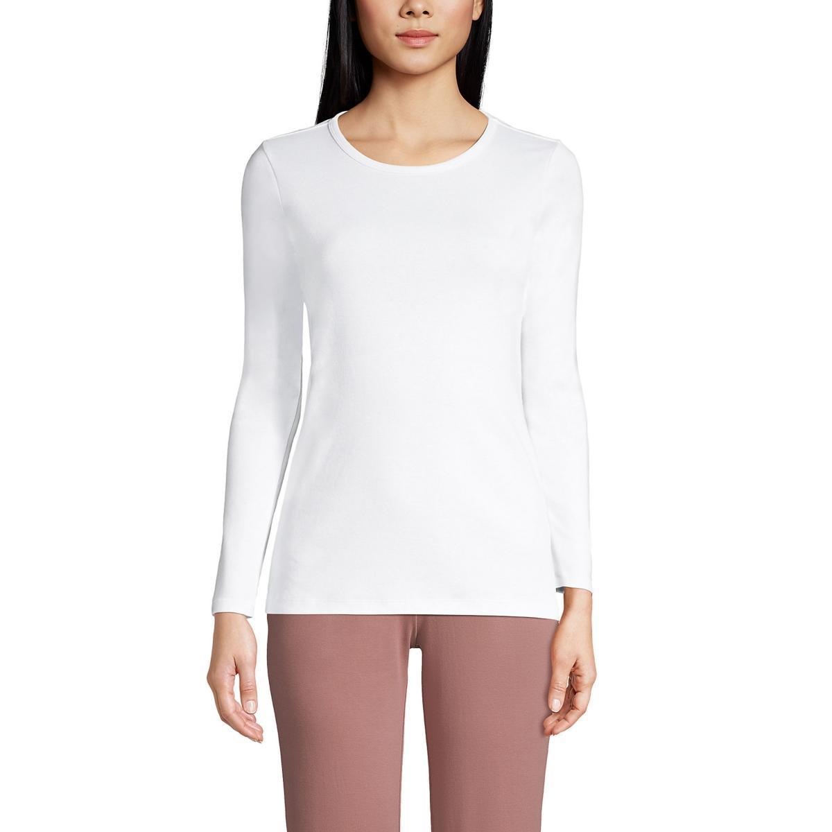 Lands End Womens Cotton Rib T-shirt Product Image