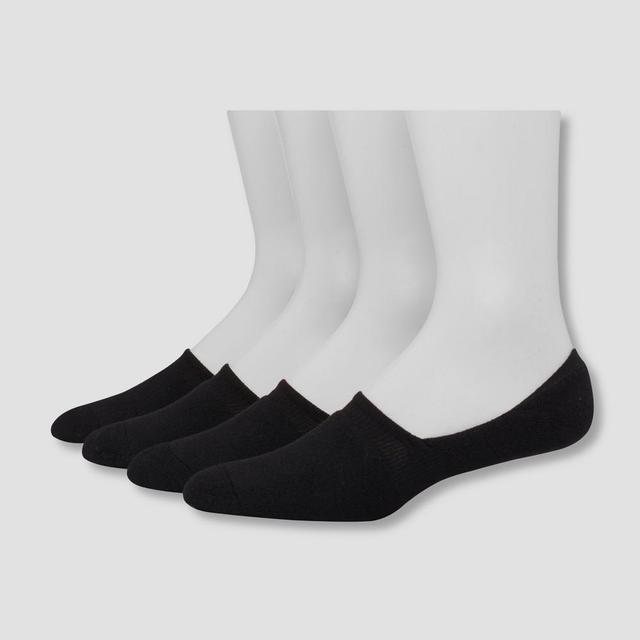 Hanes Premium Mens 4pk Liner Socks - White 6-12 Product Image