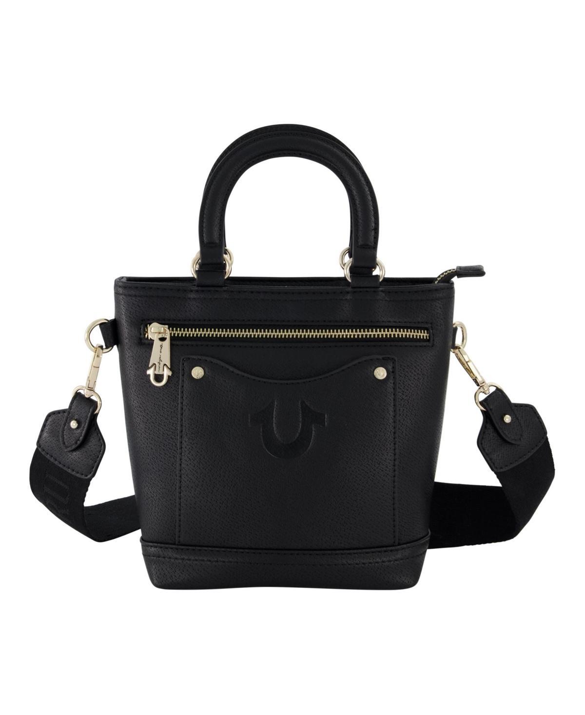 Mini Tote Bag | Black | True Religion Product Image