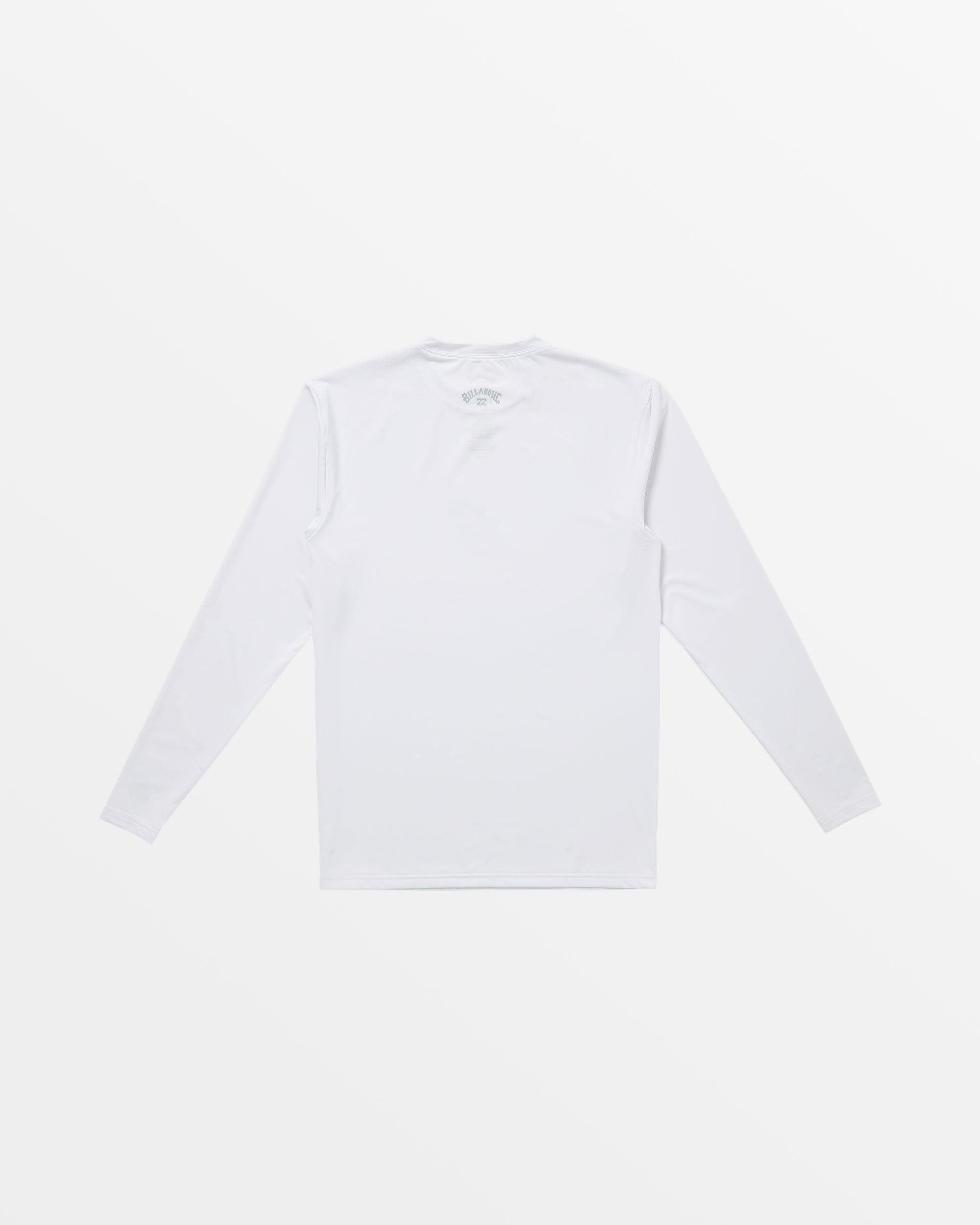 Classic Wave UPF 50 Long Sleeve Surf Tee - White Male Product Image