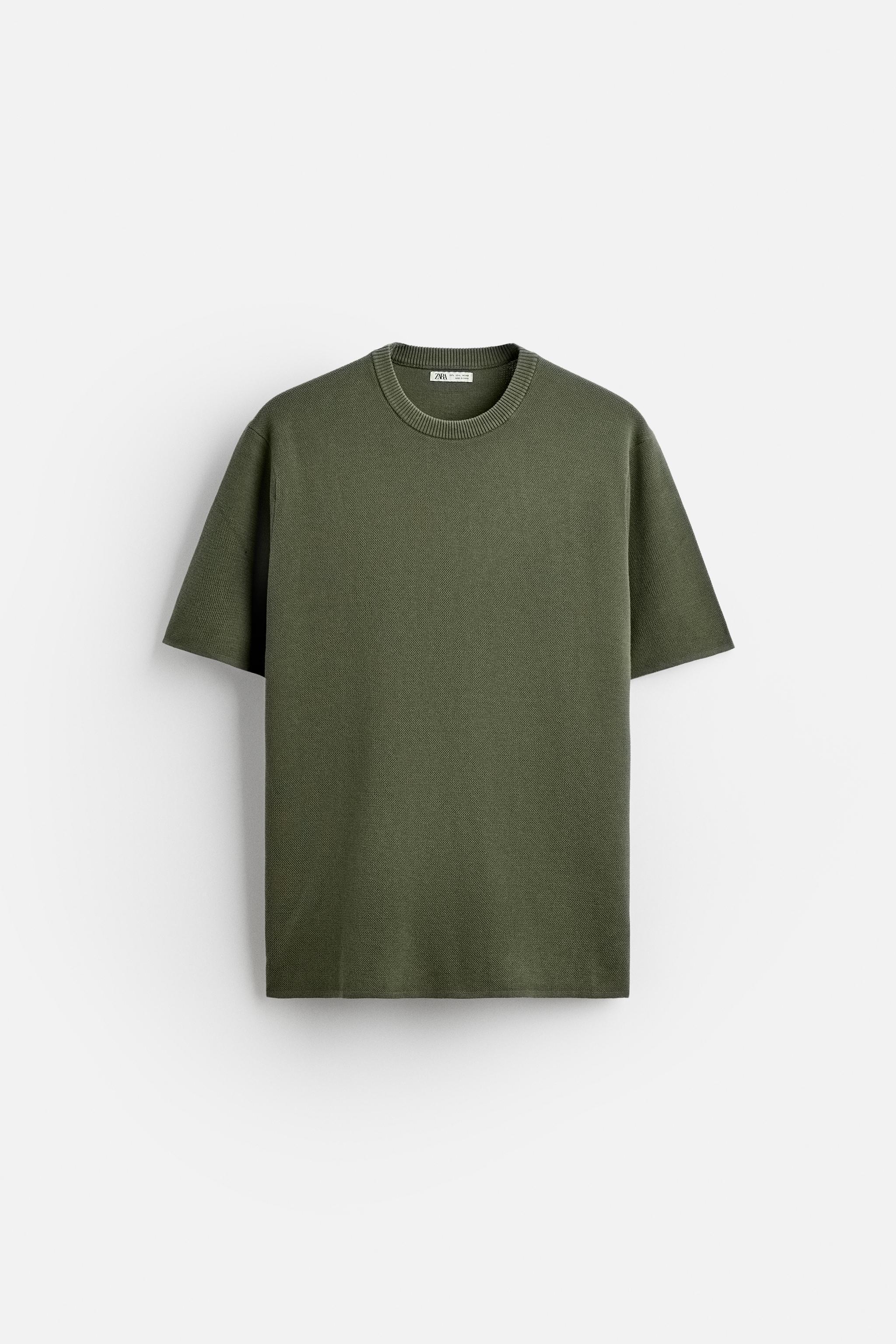 TEXTURED KNIT T-SHIRT Product Image