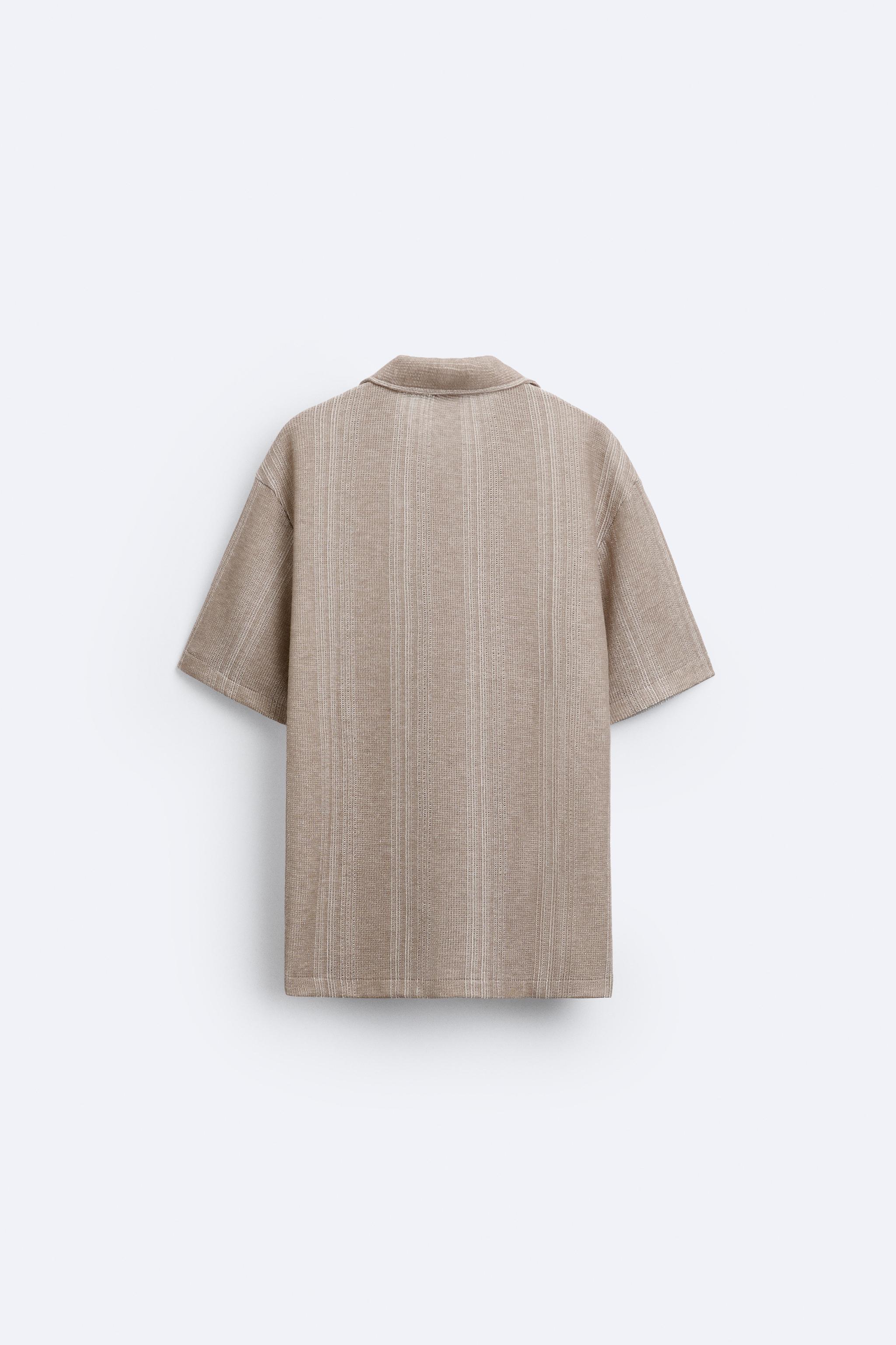 STRIPED JACQUARD SHIRT Product Image