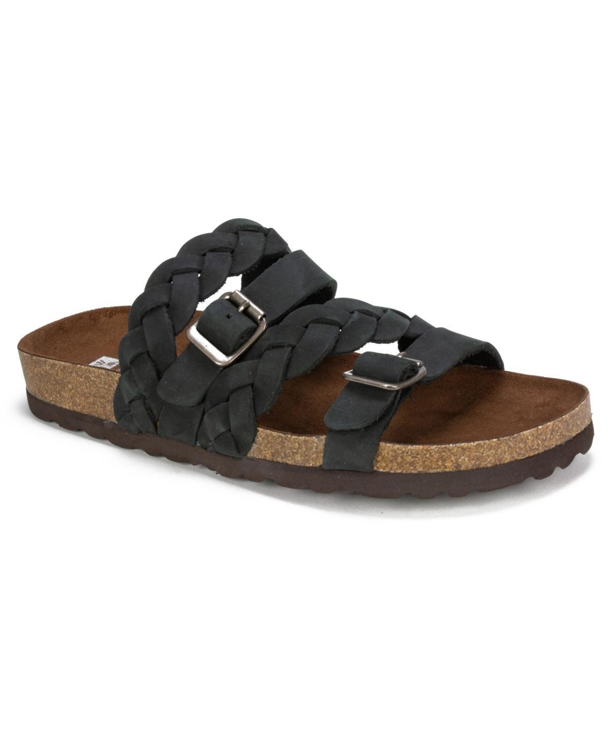 White Mountain Womens Holland Footbed Sandals - Brown Product Image