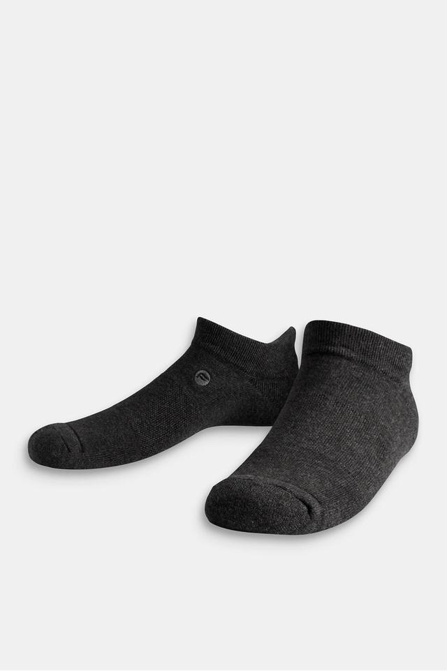 Fabletics Men The Ankle Sock male Black Heather Size M/L Product Image