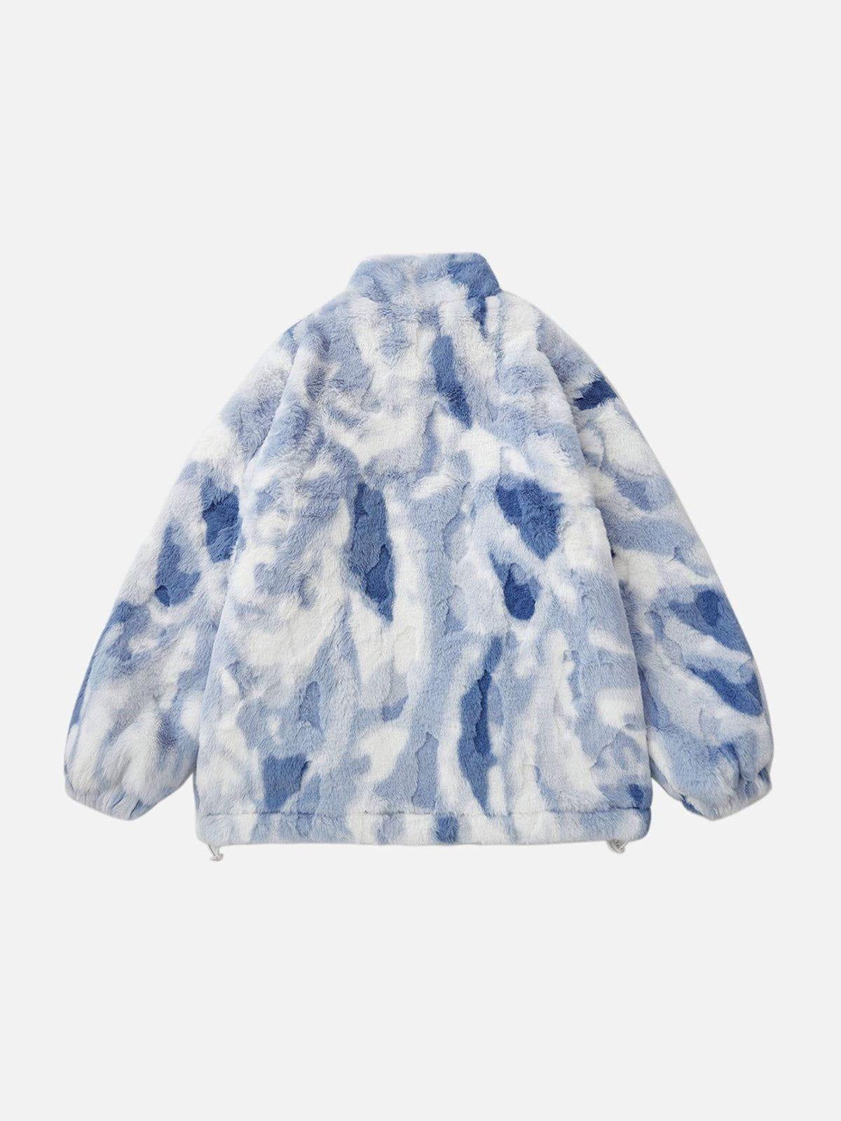 Aelfric Eden Gradient Tie Dye Fleece Jacket Product Image